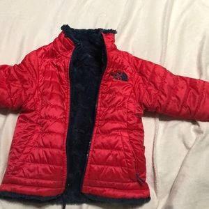 Girls Reversible North Face jacket